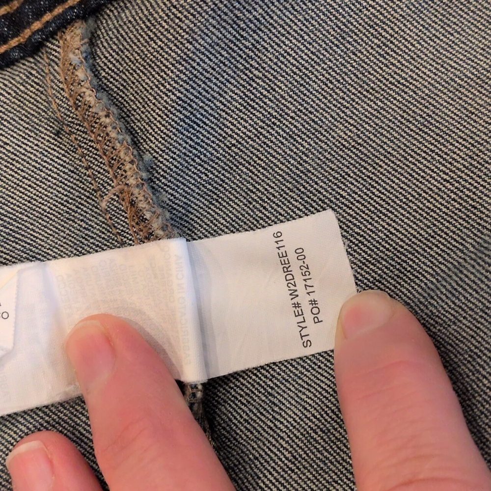 Prana Distressed Blue Jean Jacket - Picture 9 of 14